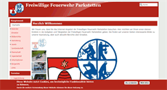 Desktop Screenshot of feuerwehr-parkstetten.de